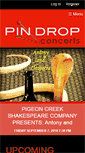 Mobile Screenshot of pindropconcerts.com